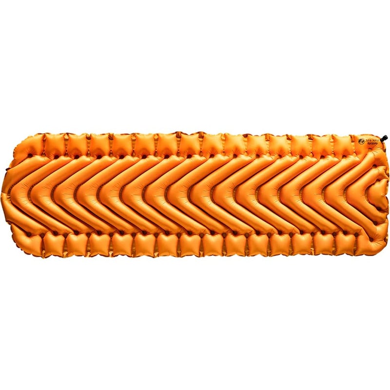 KLYMIT Insulated Static V Lite Inflatable Sleeping Pad | Comfortable, Lightweight, Easy to Inflate, Portable Air Bed for Hiking, Backpacking & Camping â€” Orange - Image 4